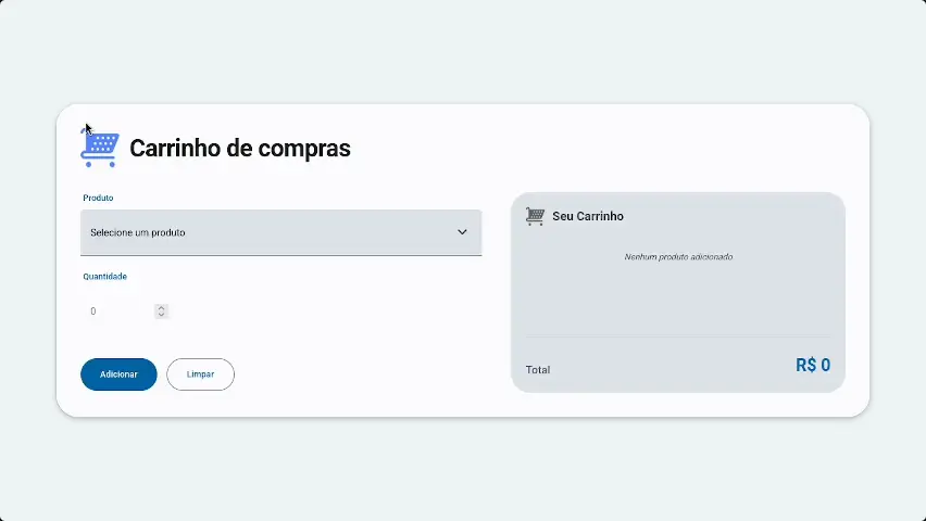 Carrinho de Compras - Alura